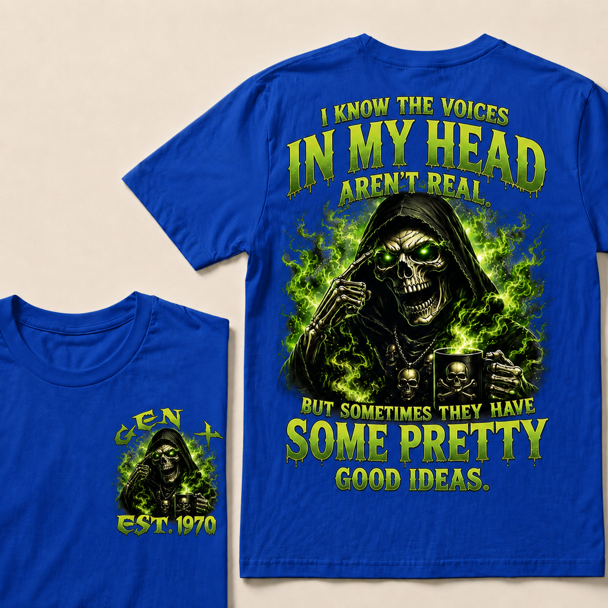 I Know The Voices In My Head Aren't Real Custom Year Sweatshirt T-shirt