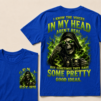 I Know The Voices In My Head Aren't Real Custom Year Sweatshirt T-shirt