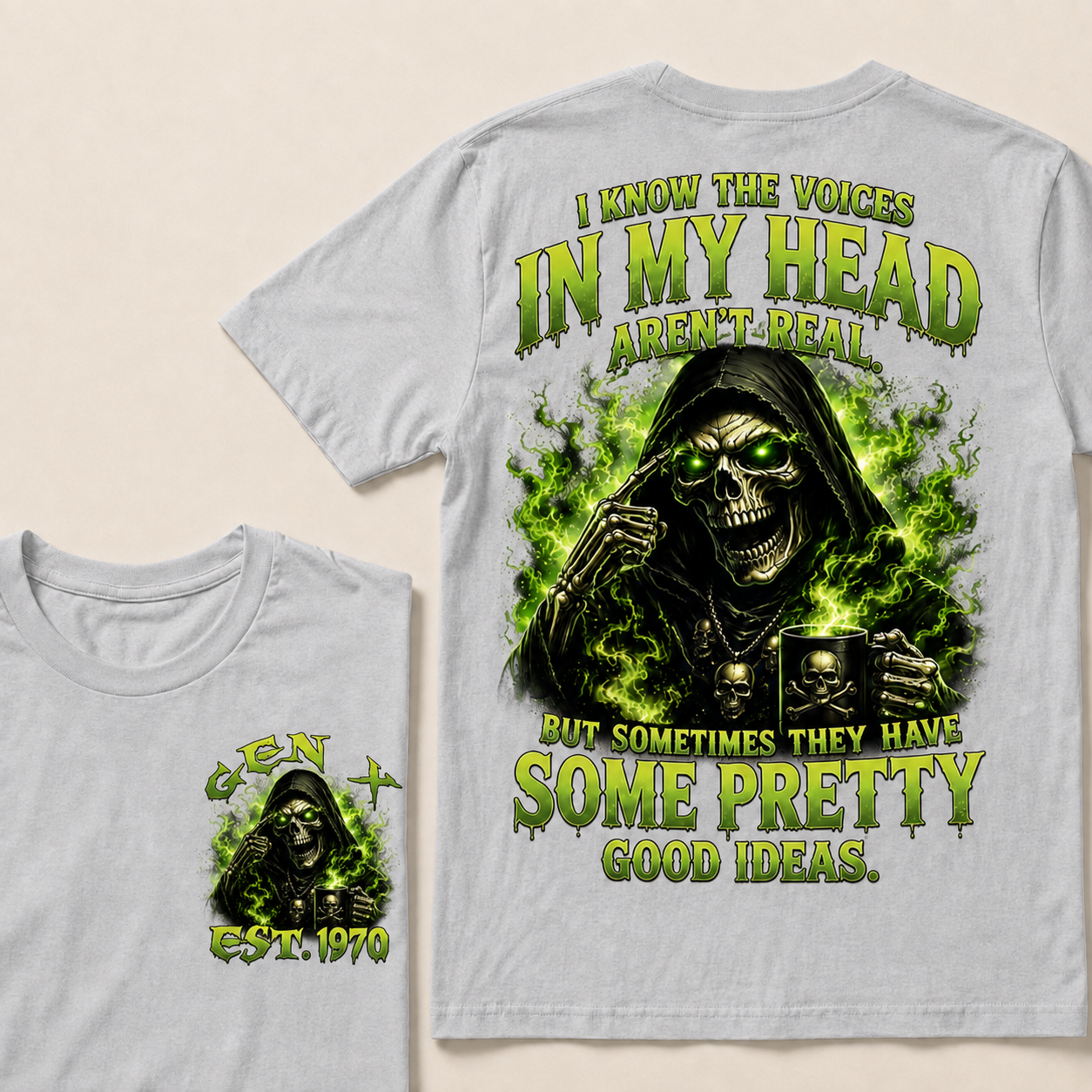 I Know The Voices In My Head Aren't Real Custom Year Sweatshirt T-shirt