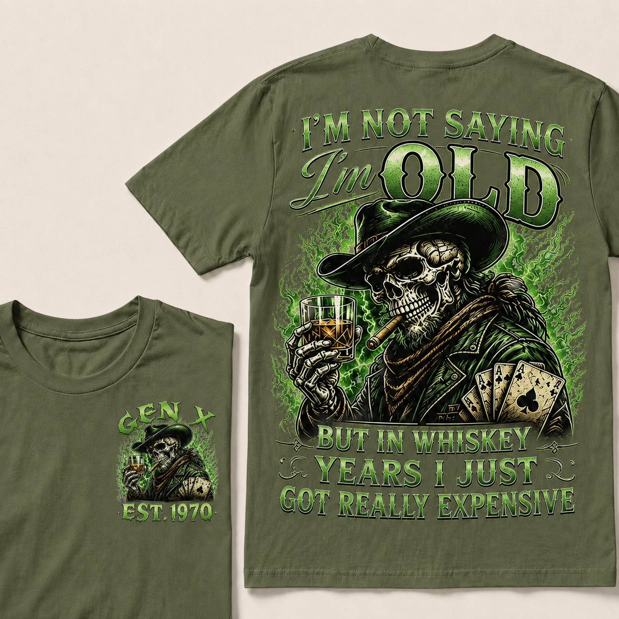 I'm Not Saying I'm Old But In Whiskey Years I Just Got Really Expensive Custom Year T-shirt