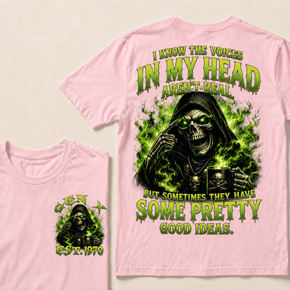 I Know The Voices In My Head Aren't Real Custom Year Sweatshirt T-shirt