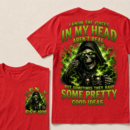I Know The Voices In My Head Aren't Real Custom Year Sweatshirt T-shirt
