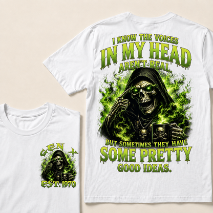 I Know The Voices In My Head Aren't Real Custom Year Sweatshirt T-shirt
