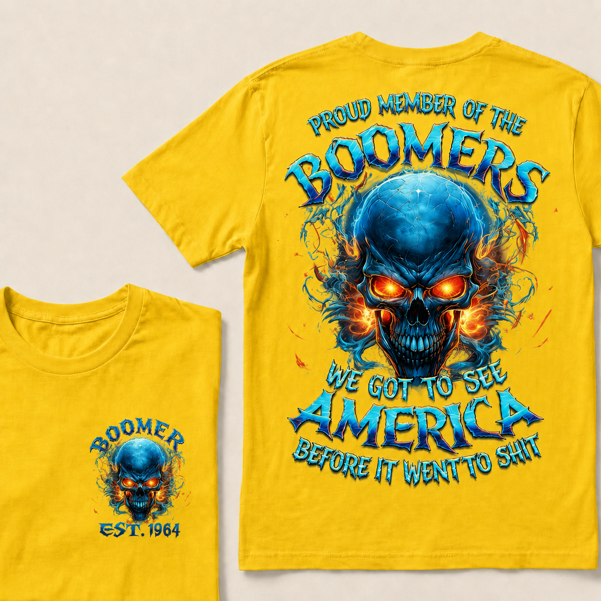 Proud Member Of The Boomers We Got To See America Custom Year T-shirt