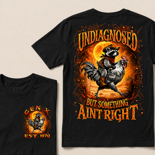 Undiagnosed But Something Ain't Right Custom Year T-shirt