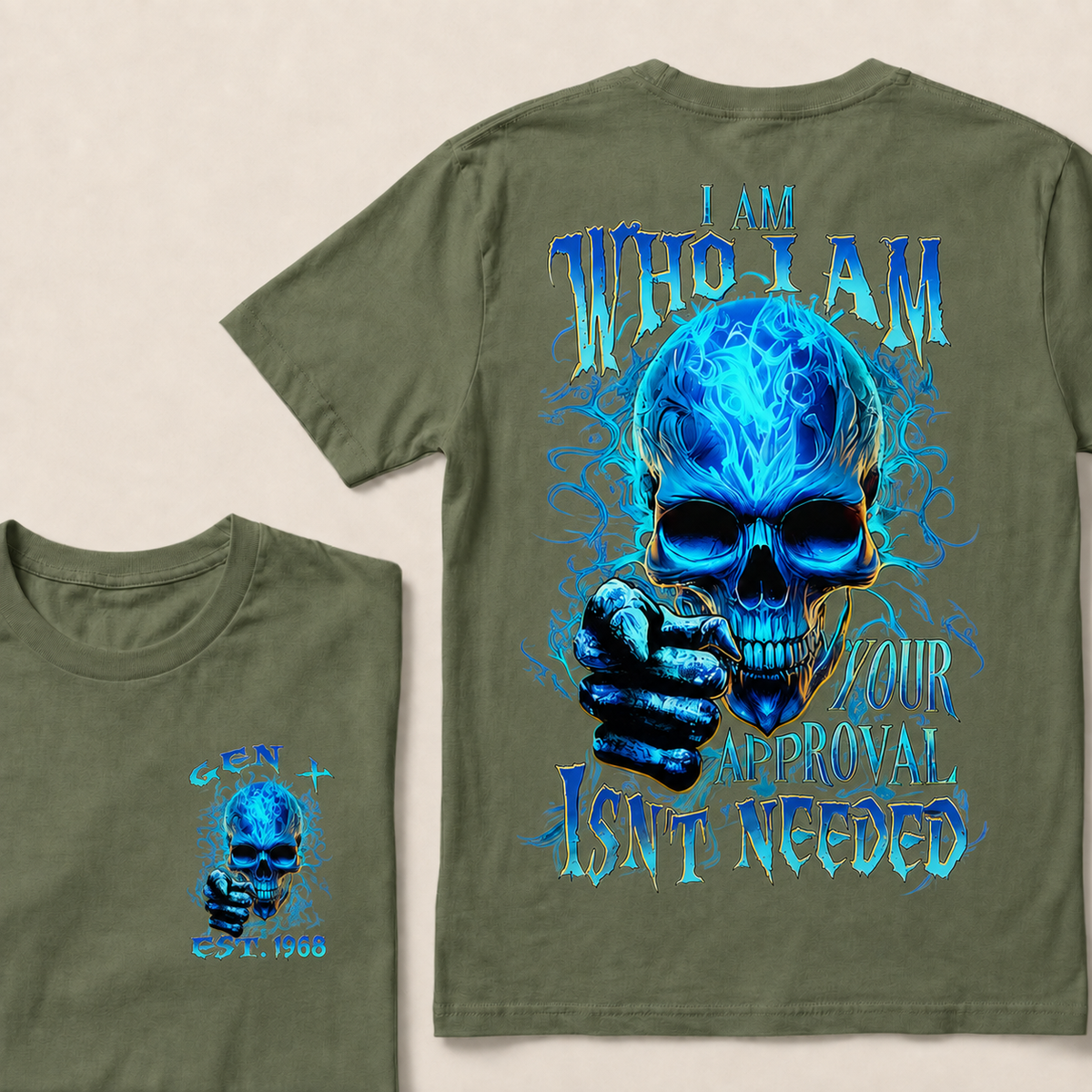 I Am Who I Am Custom Year Gen X ,Boomer Custom Year T-shirt