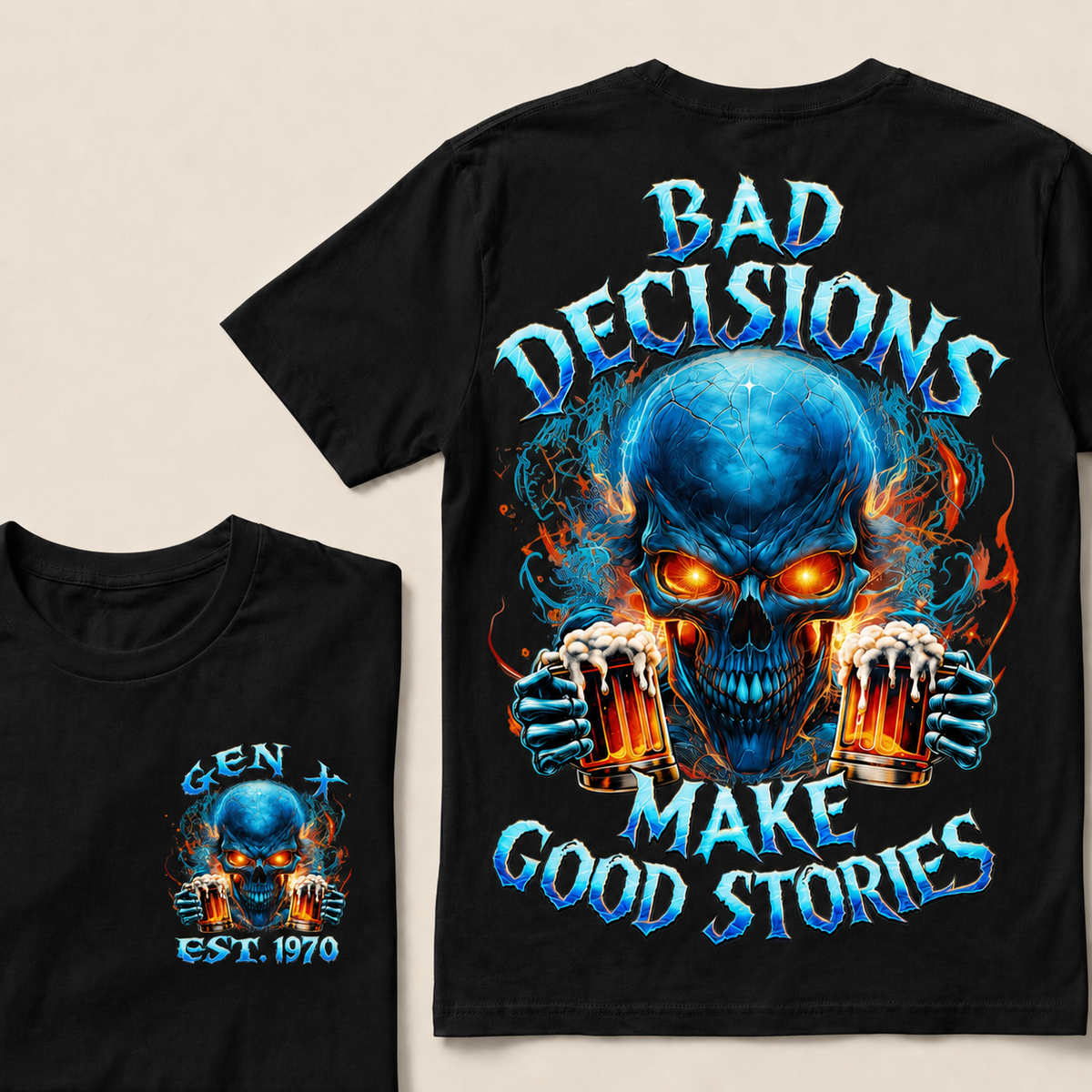 Bad Decisions Make Good Stories Custom Year T-shirt