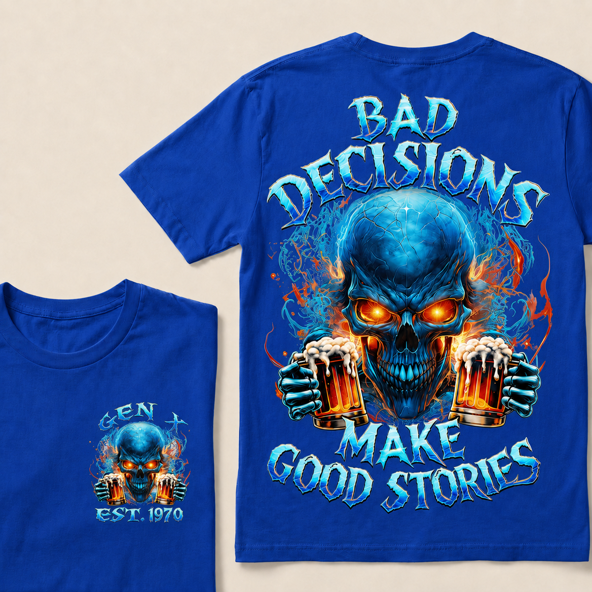 Bad Decisions Make Good Stories Custom Year T-shirt