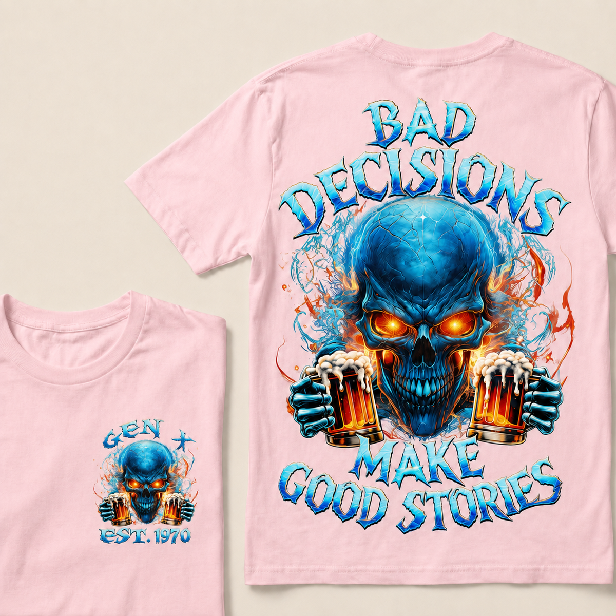 Bad Decisions Make Good Stories Custom Year T-shirt