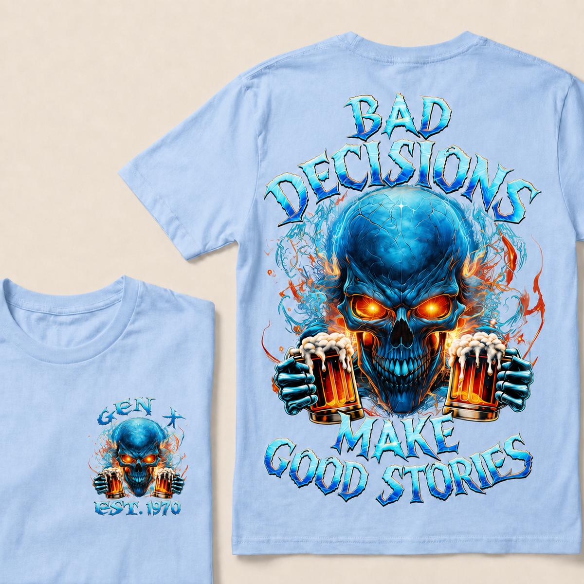 Bad Decisions Make Good Stories Custom Year T-shirt