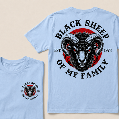 Black Sheep Of My Family Custom Year T-shirt