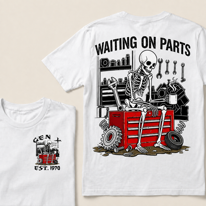 Waiting On Parts Custom Year T-shirt