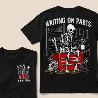 Waiting On Parts Custom Year T-shirt