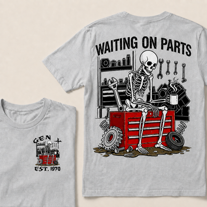 Waiting On Parts Custom Year T-shirt